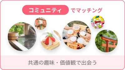 コミュニティでマッチング